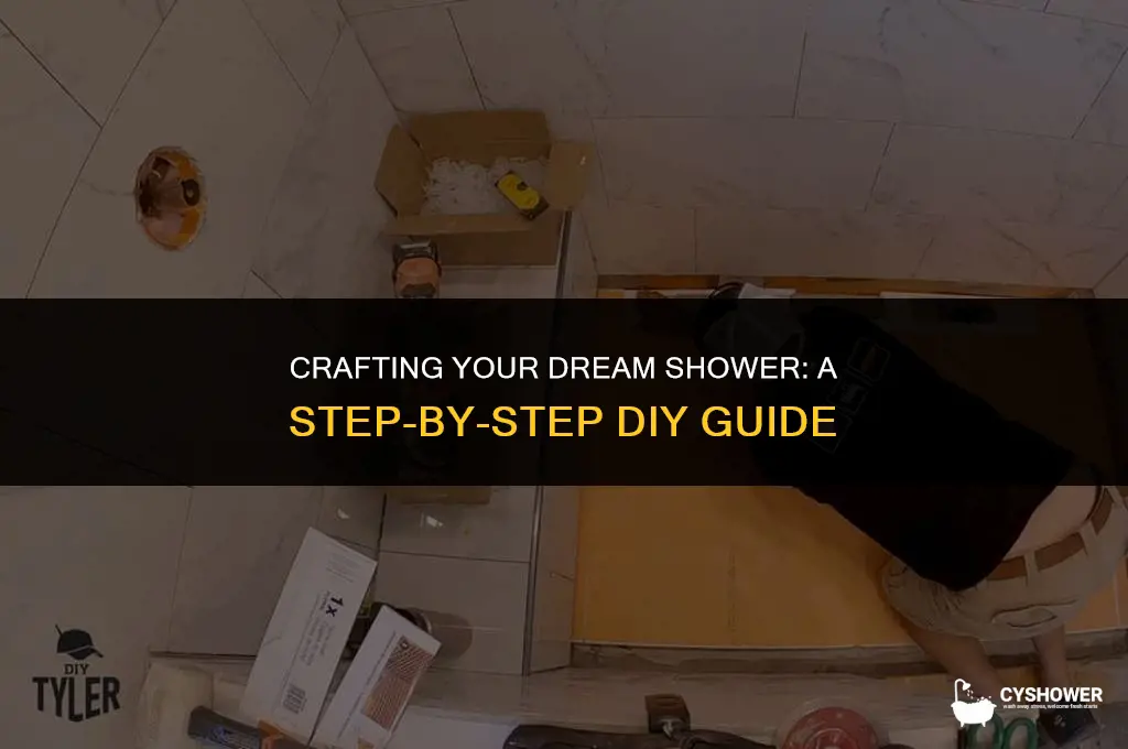 how to make shower diy