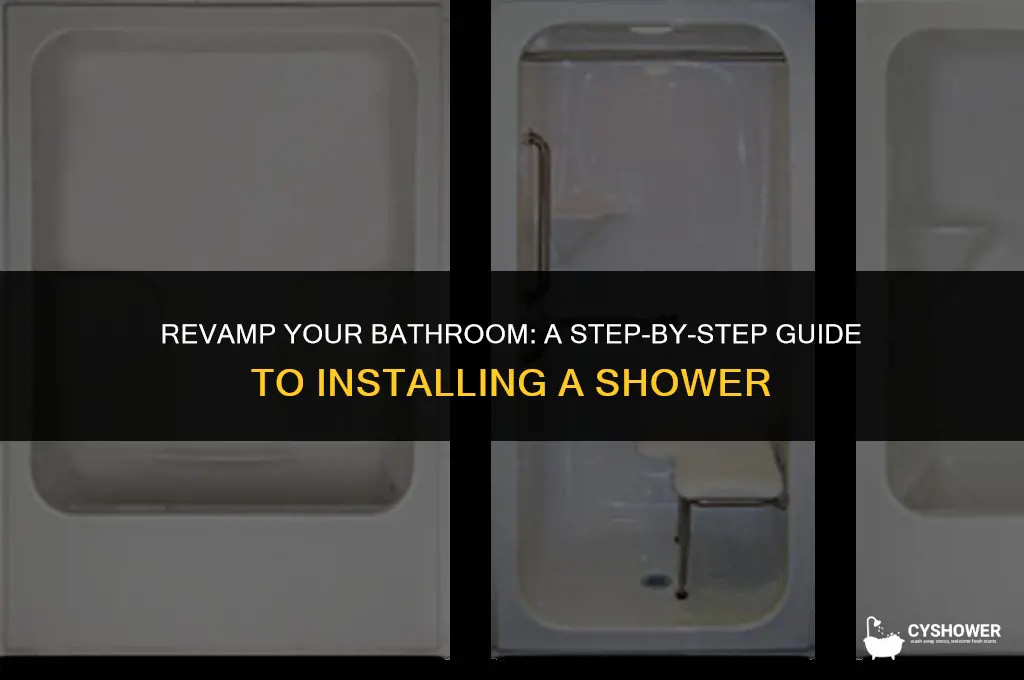 how to make shower down