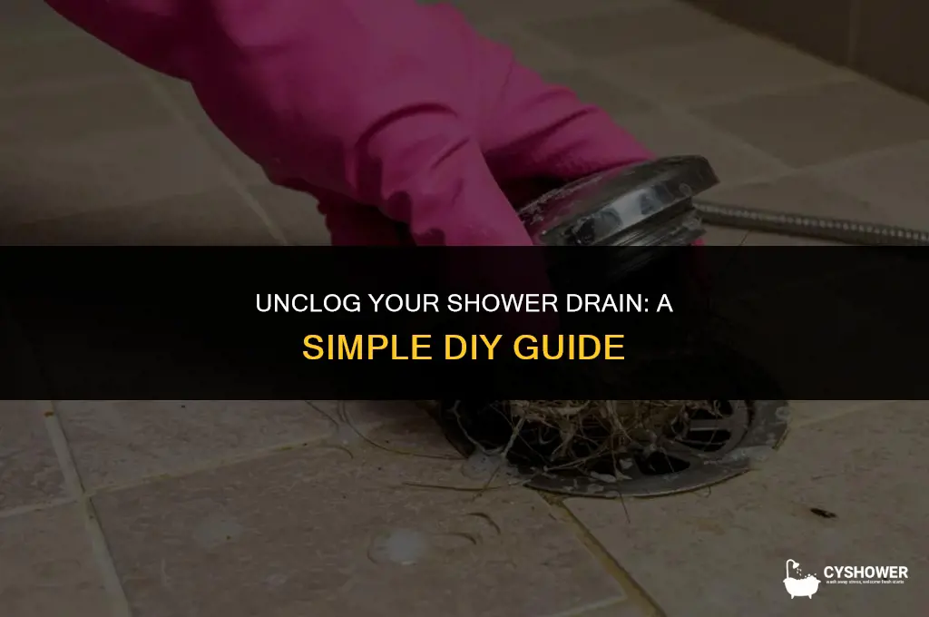 how to make shower drain cleaner