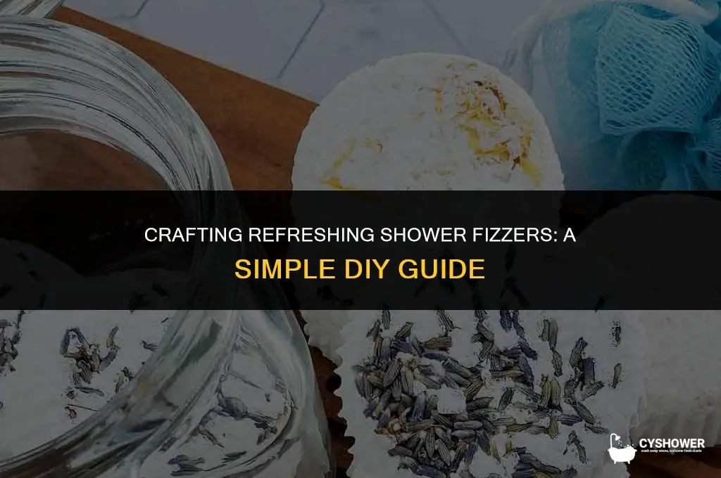 how to make shower fizzers