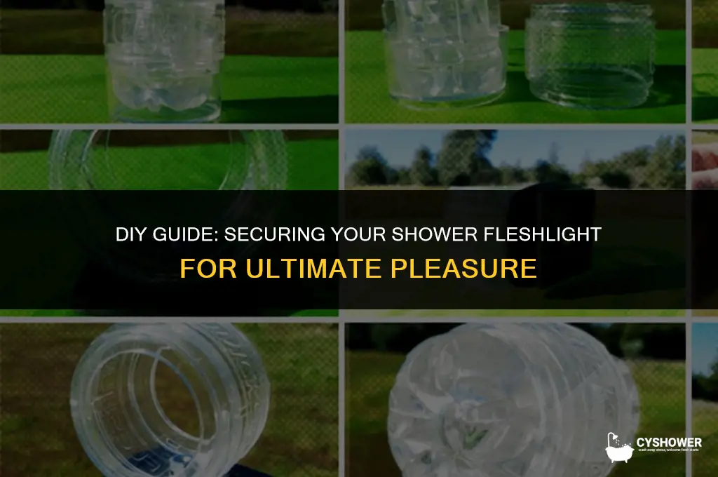 how to make shower fleshlight stick