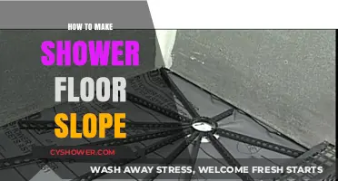 Creating the Perfect Slope for Your Shower Floor: A Step-by-Step Guide