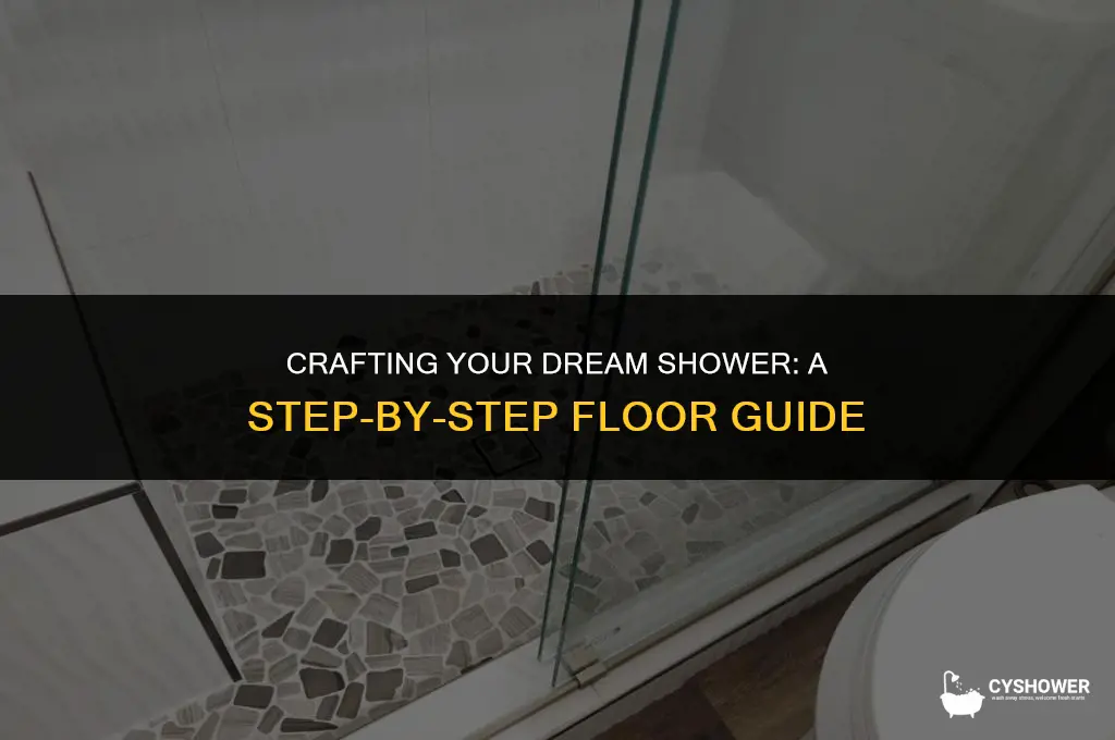 how to make shower floor