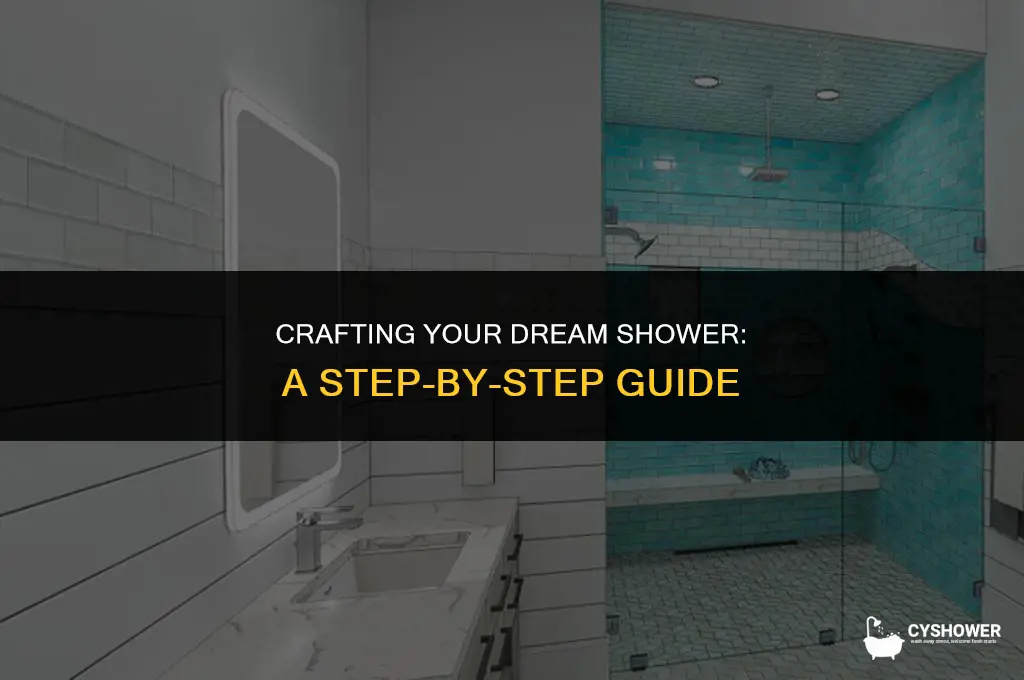 how to make shower from title