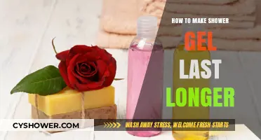 Maximizing Your Shower Gel: Tips for Long-Lasting Lather