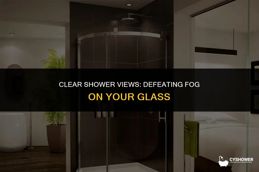 how to make shower glass not fog up