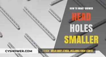Shrink Your Shower Head Holes: DIY Guide for Smaller Openings