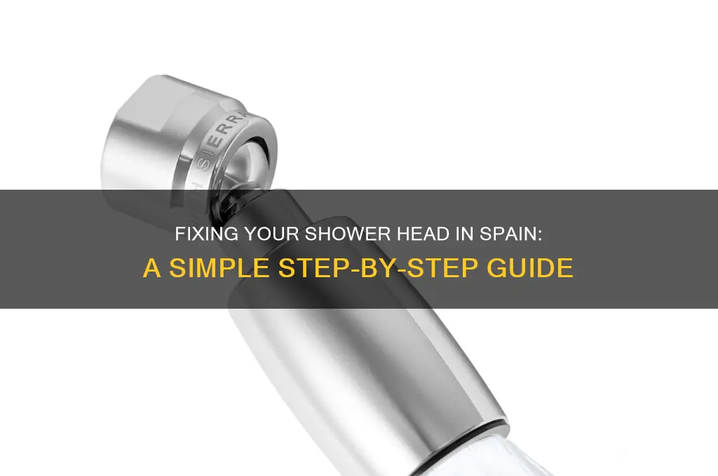 how to make shower head work in spain