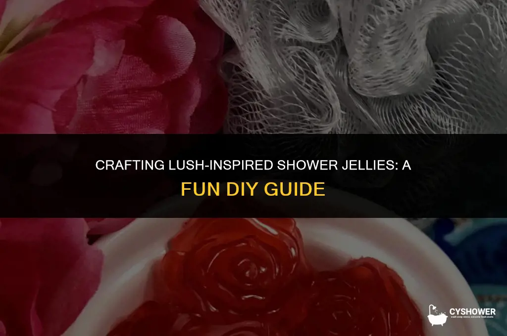 how to make shower jellies from lush