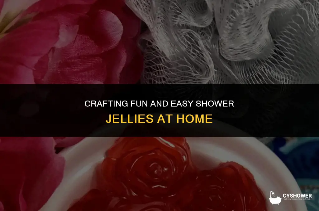 how to make shower jellies