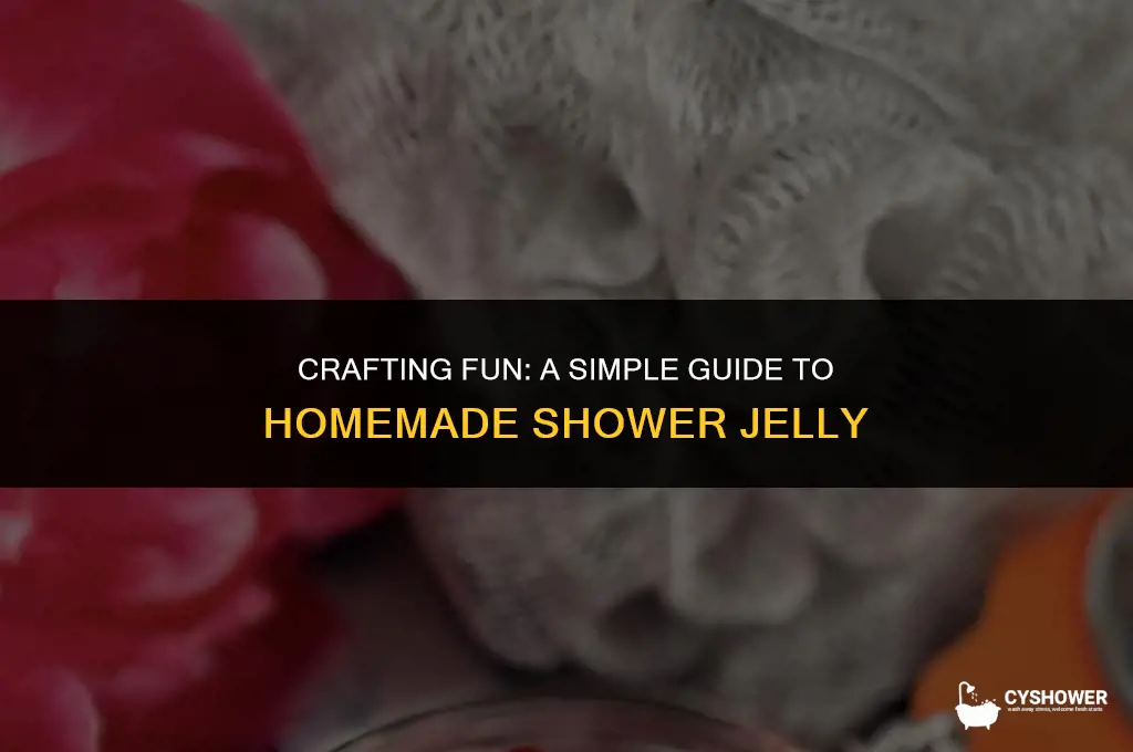 how to make shower jelly