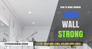 Fortify Your Shower: Tips for a Strong Knee Wall