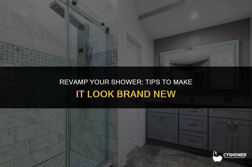how to make shower look new