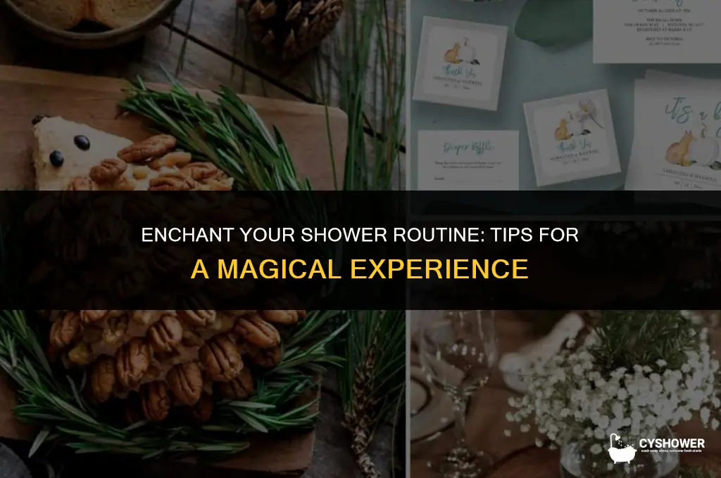 how to make shower magic