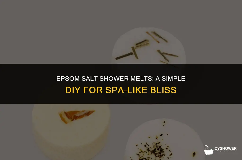 how to make shower melts with epsom salt
