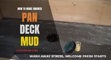 Crafting the Perfect Shower Pan Deck Mud: A Step-by-Step Guide