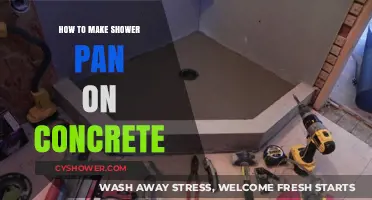 DIY Guide: Crafting a Durable Shower Pan on Concrete Surfaces