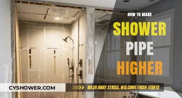 Elevate Your Shower Experience: A Guide to Raising the Pipe Height
