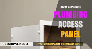Easy Access: A Guide to Creating Your Shower Plumbing Panel