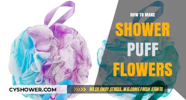 Crafting Delightful Shower Puff Flowers: A Simple DIY Guide