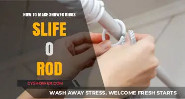Effortless Glide: DIY Shower Ring Makeover for a Sleek Rod