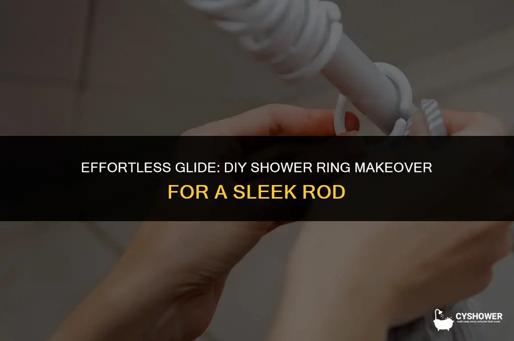 how to make shower rings slife o rod