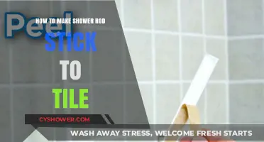 Secure Your Shower Rod: Easy Tile Adhesion Tips and Tricks