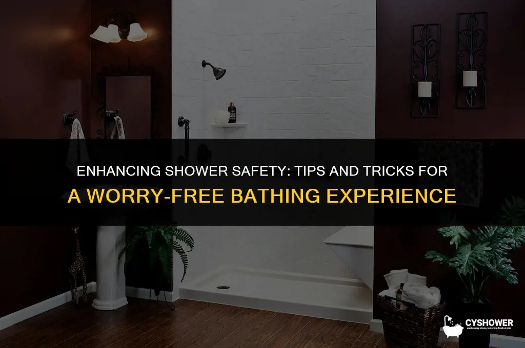 how to make shower safer