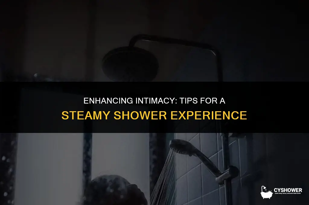 how to make shower sex better
