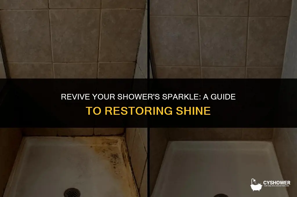 how to make shower shiny again