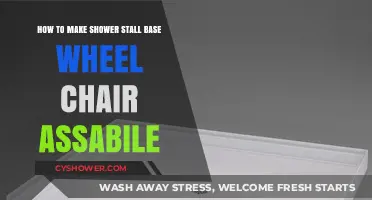 Creating an Accessible Shower Stall Base for Wheelchair Users