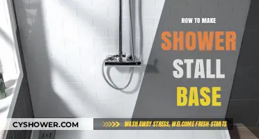 Crafting the Perfect Shower Stall Base: A Step-by-Step Guide
