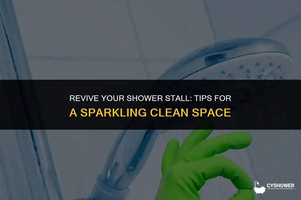 how to make shower stall shine