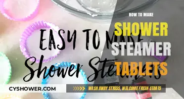 Crafting Refreshing Shower Steamer Tablets: A DIY Guide