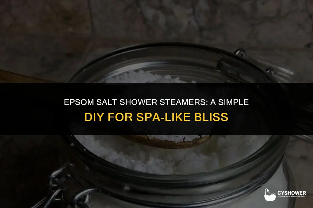 how to make shower steamers with epsom salt