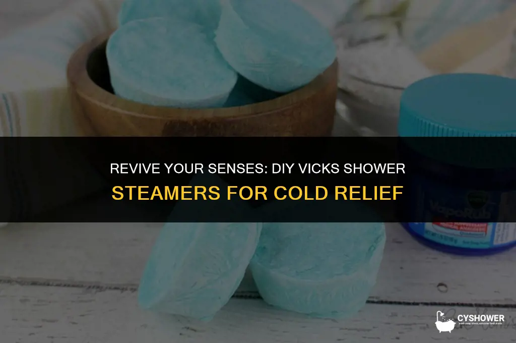 how to make shower steamers with vicks