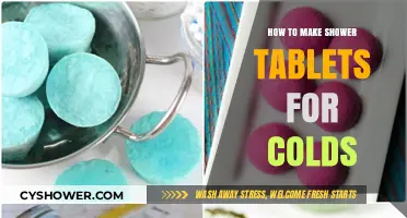 Homemade Shower Tablets: Natural Relief for Cold Symptoms
