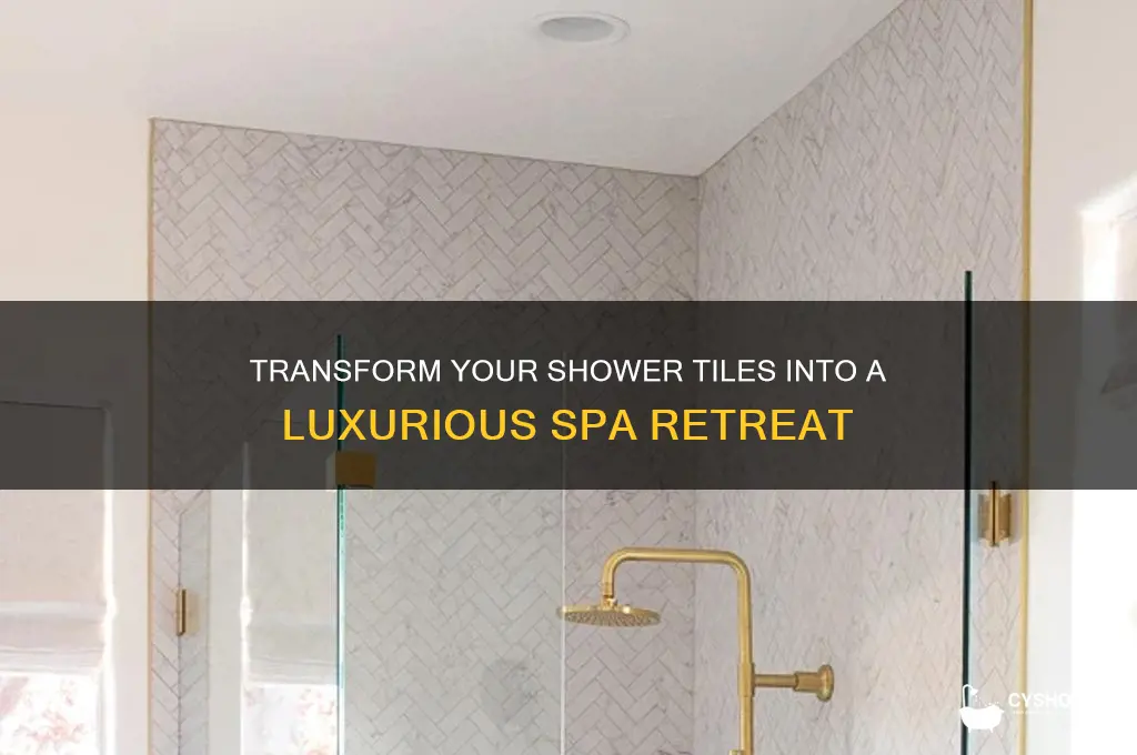 how to make shower tile look like spa