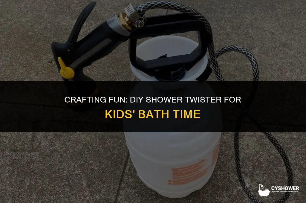 how to make shower twister