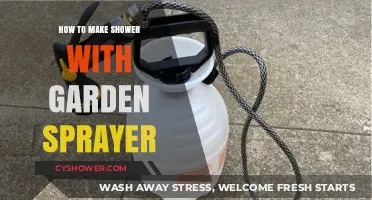 Transform Your Shower Experience: DIY Garden Sprayer Setup Guide