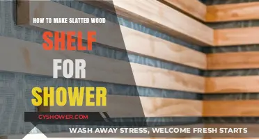 DIY Slatted Wood Shelf for Shower: A Step-by-Step Guide