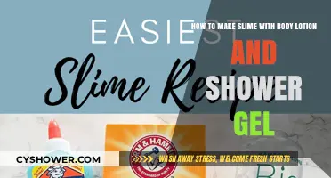 DIY Slime Fun: Body Lotion and Shower Gel Recipe