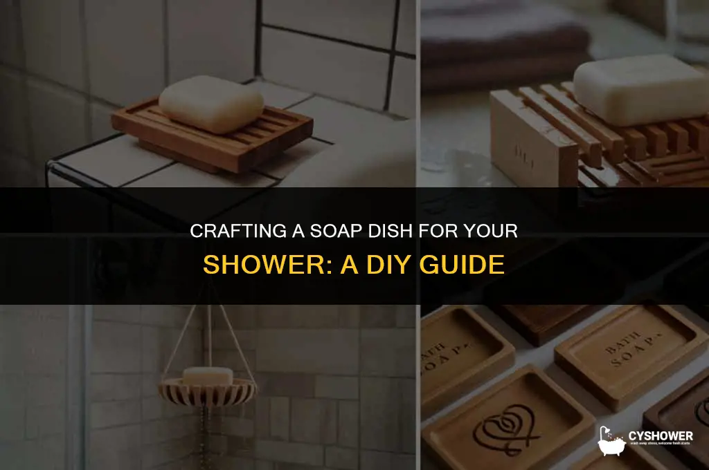 how to make soap dish in shower