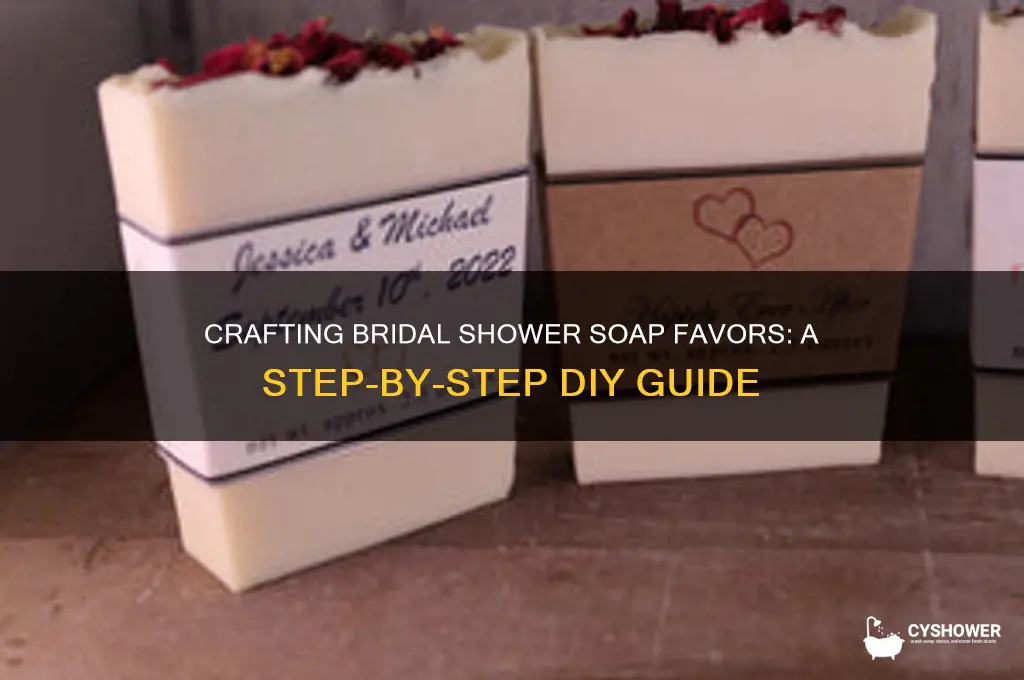 how to make soap for bridal shower