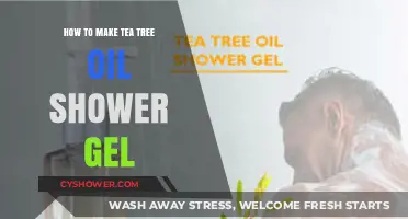 DIY Tea Tree Oil Shower Gel: Natural Skin Care Solution