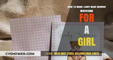 Crafting Charming Teddy Bear Shower Invites for a Little Girl