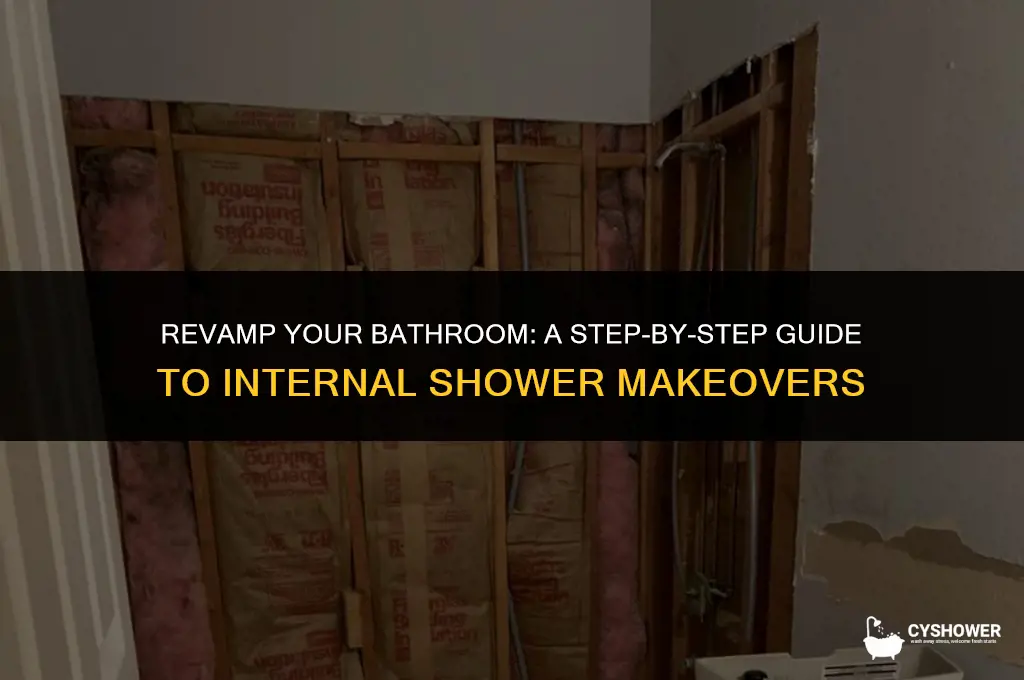 how to make the internal shower