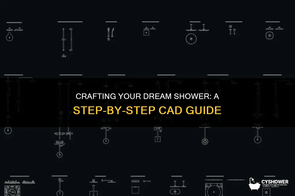 how to make the shower cad