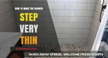 Sleek and Modern: Mastering the Art of Thin Shower Steps