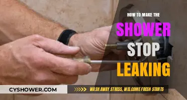 Fix Your Leaky Shower: A Step-by-Step Guide